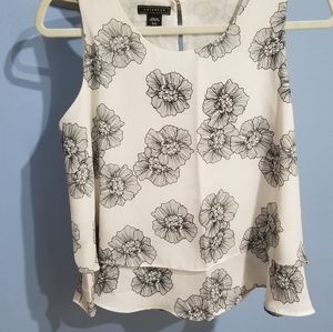 Layered Floral Top by METAPHOR